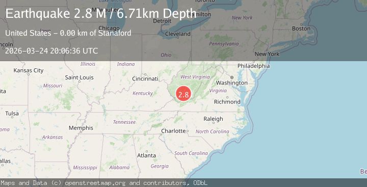 Map of West Virginia