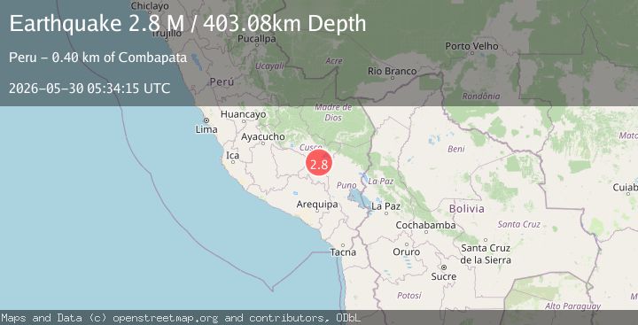 Map of central Peru