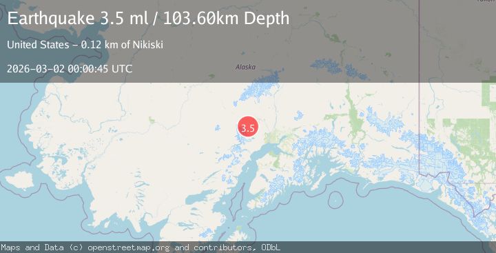 Map of Southern Alaska