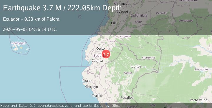 Map of Ecuador