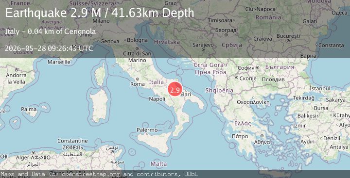 Map of Provincia di Foggia, Italy