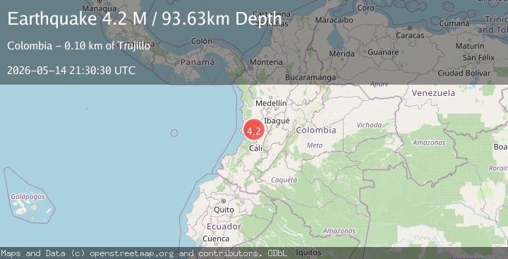 Map of Colombia