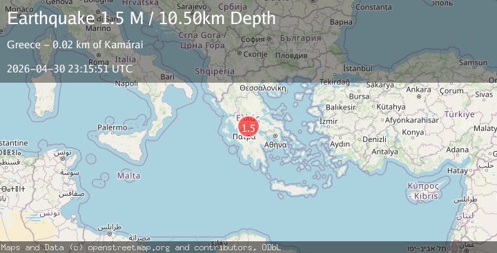 Map of Central Greece