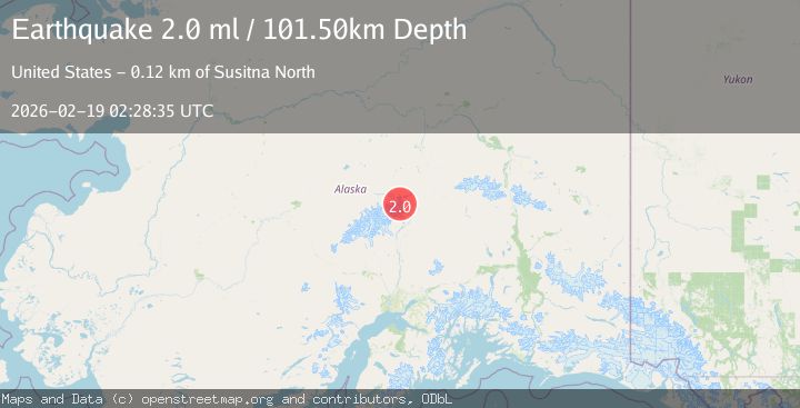 Map of Central Alaska