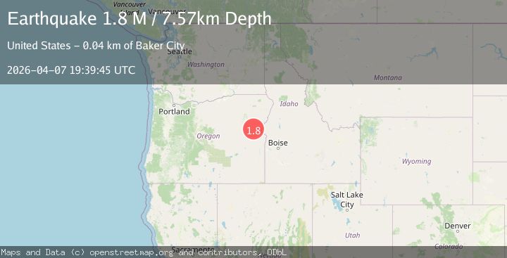 Map of Oregon