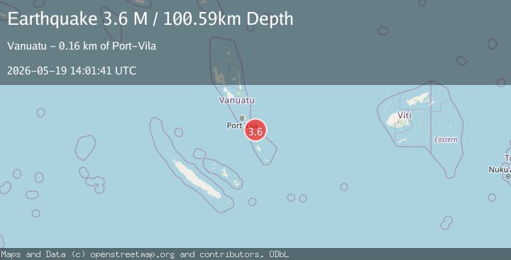 Map of Vanuatu