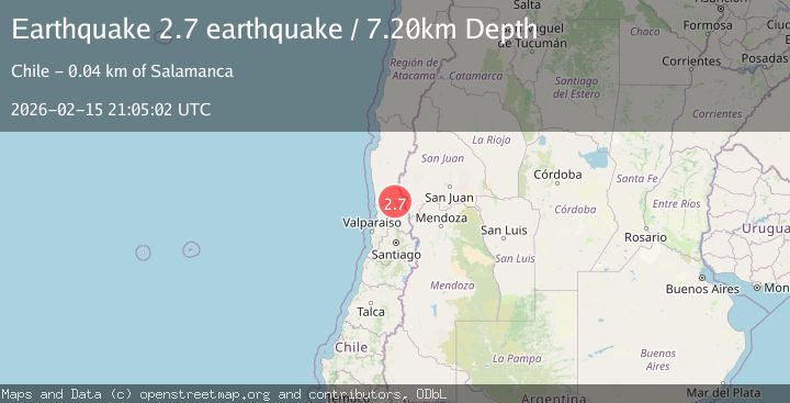 Map of Valparaiso, Chile