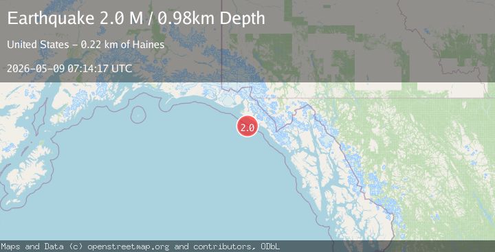 Map of Southeastern Alaska