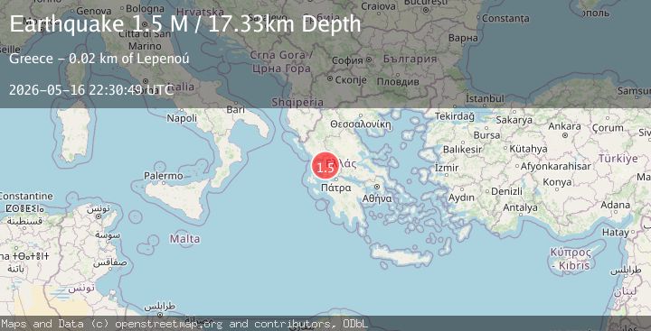 Map of West Greece