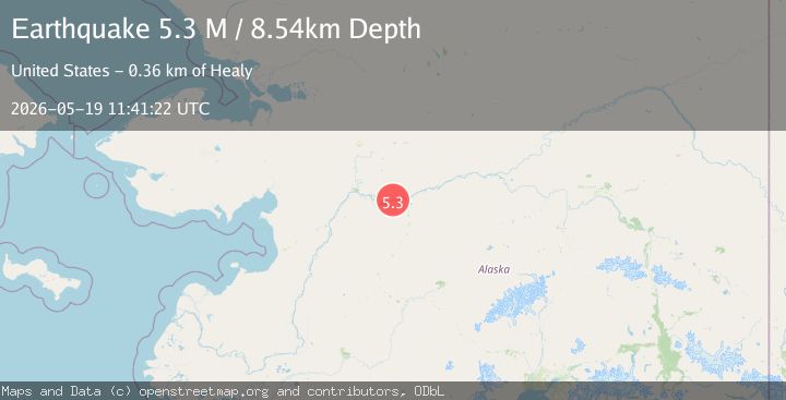 Map of Central Alaska