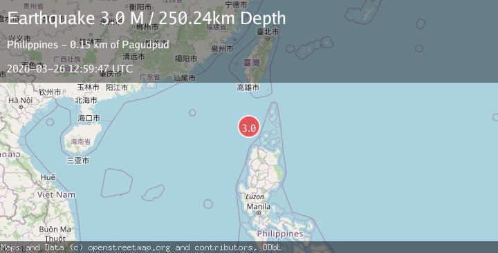 Map of Philippine Islands region