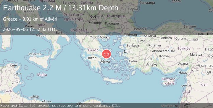 Map of Central Greece
