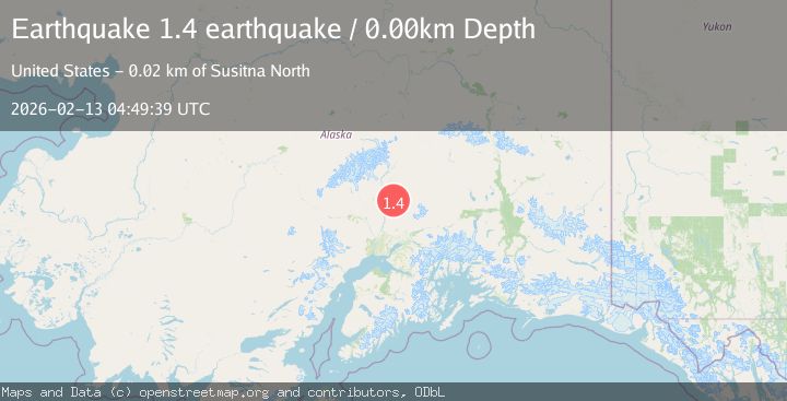 Map of Central Alaska