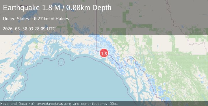 Map of Southeastern Alaska