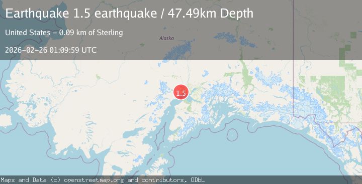 Map of Southern Alaska
