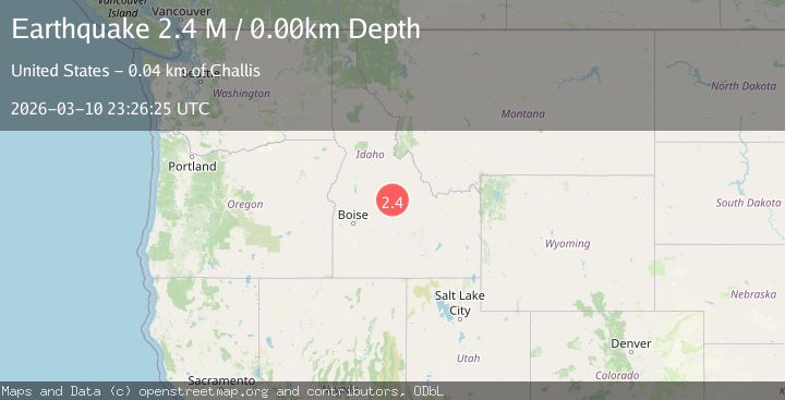 Map of southern Idaho