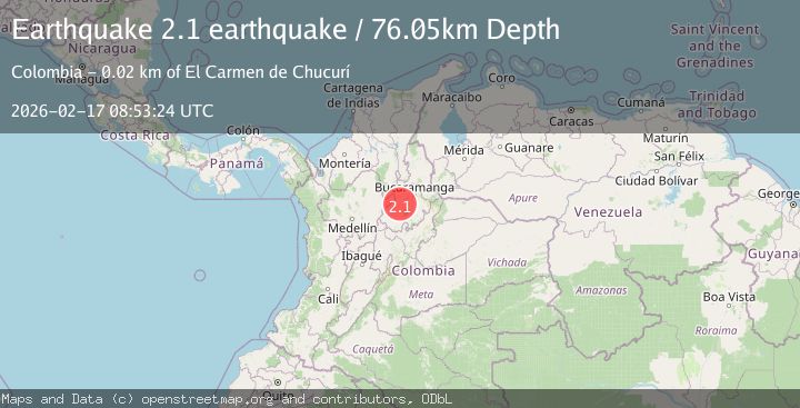 Map of northern Colombia