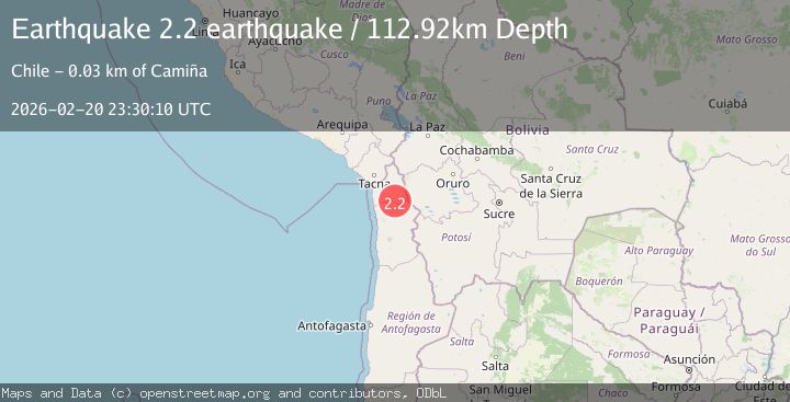 Map of Tarapaca, Chile