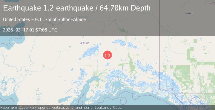 Map of Central Alaska