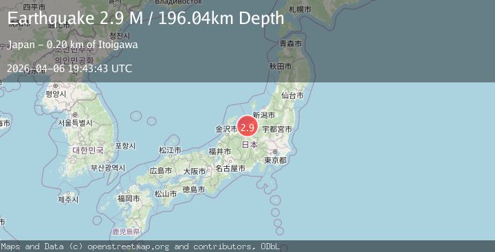 Map of Niigata, Japan