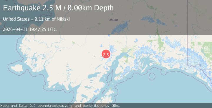 Map of Southern Alaska