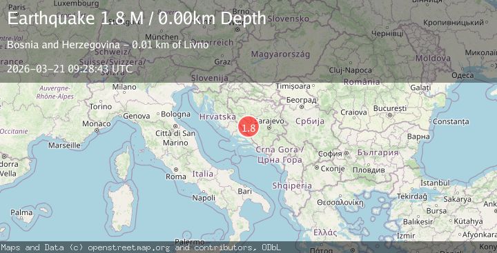 Map of Croatia-Bosnia and Herzegovina border region