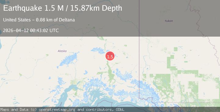 Map of Central Alaska