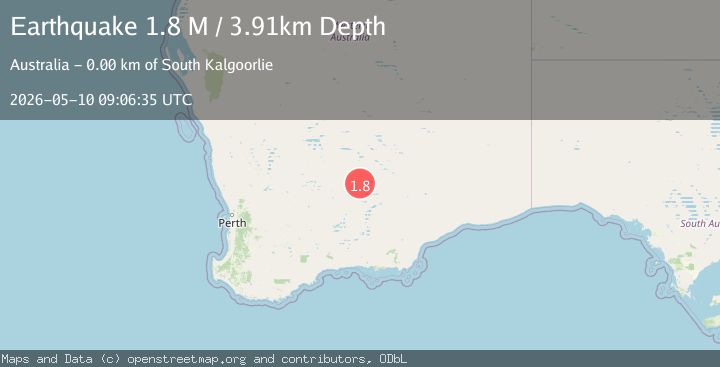 Map of Western Australia