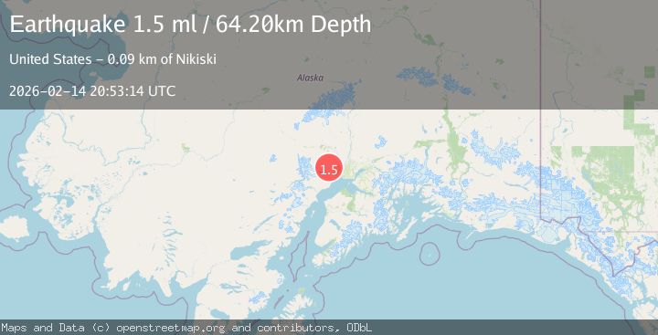 Map of Southern Alaska