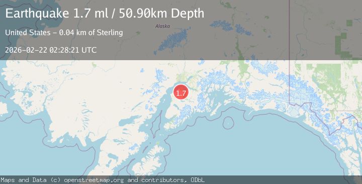 Map of Kenai Peninsula, Alaska