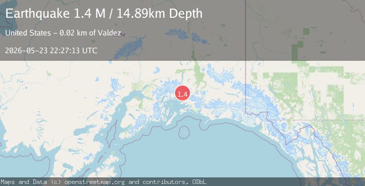 Map of Southern Alaska
