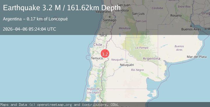 Map of southern Chile-Argentina border region