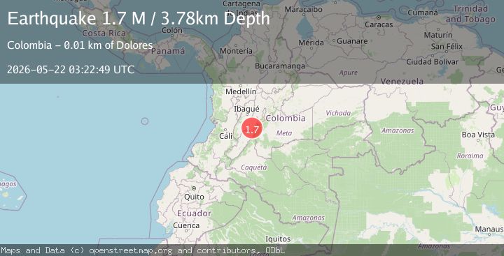 Map of Colombia