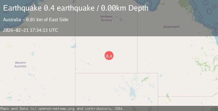 Map of Northern Territory, Australia