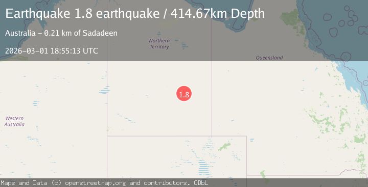 Map of Northern Territory, Australia