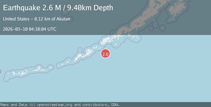 Map of Unimak Island region, Alaska