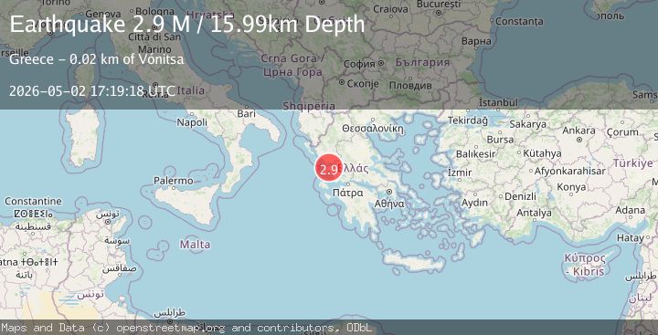 Map of West Greece