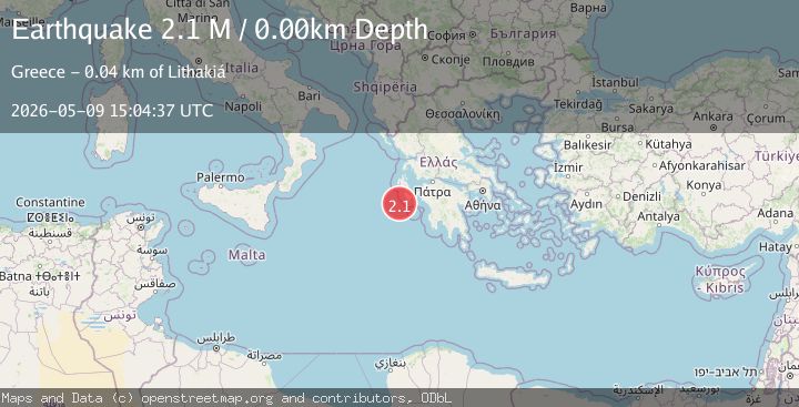 Map of Ionian Sea