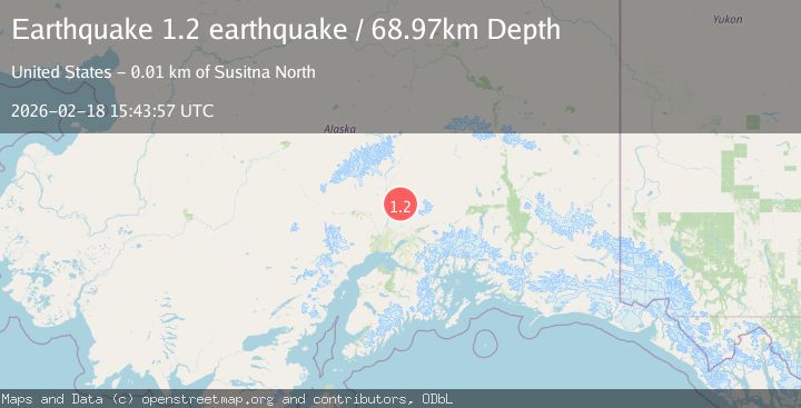 Map of Central Alaska