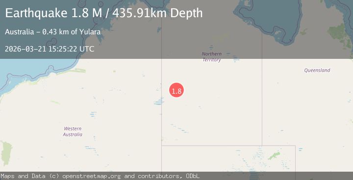 Map of Northern Territory, Australia