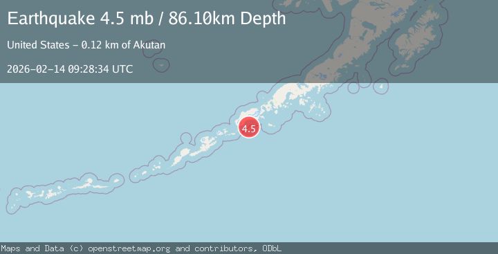 Map of Unimak Island region, Alaska