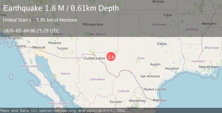 Map of western Texas