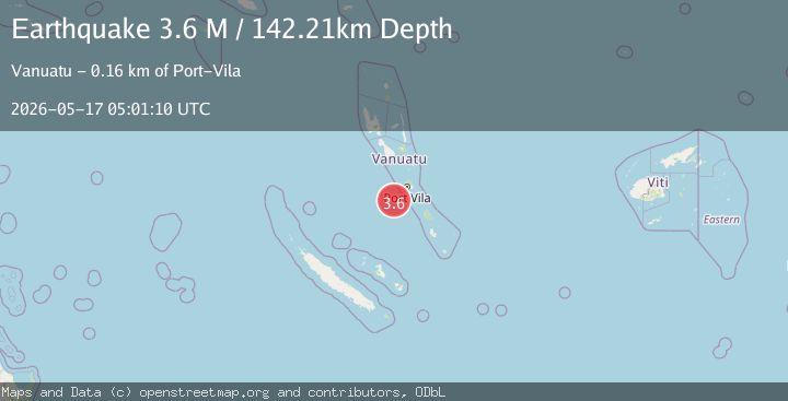 Map of Vanuatu