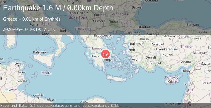 Map of Central Greece