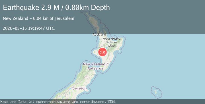 Map of Ruapehu District, New Zealand