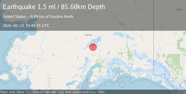 Map of Central Alaska