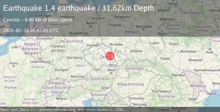 Map of Czech Republic