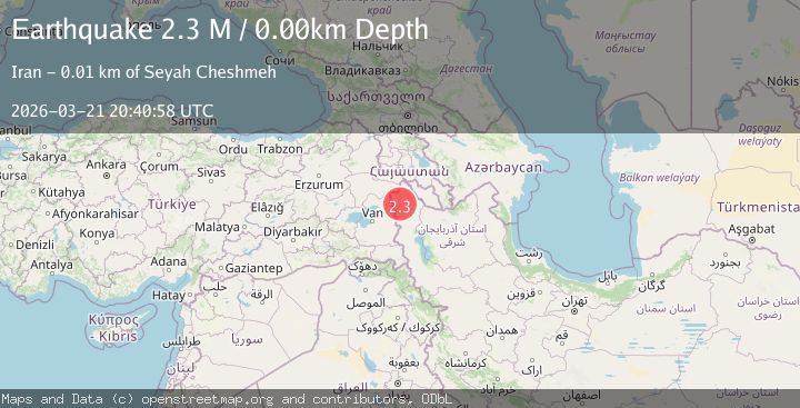 Map of Armenia-Azerbaijan-Iran border region