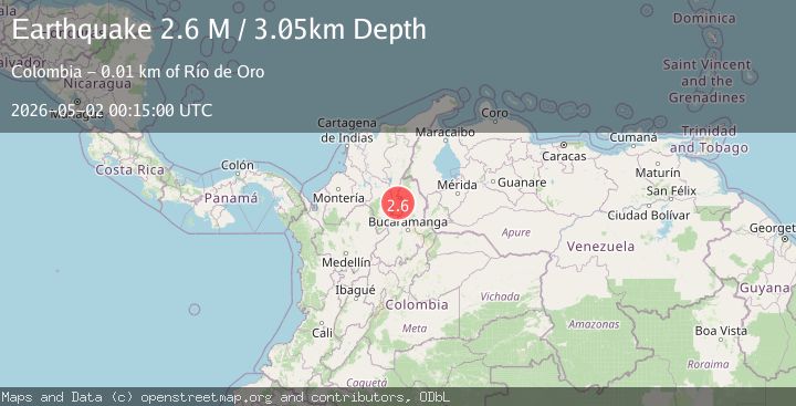 Map of northern Colombia