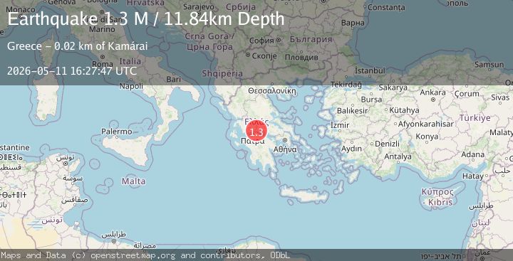 Map of Central Greece
